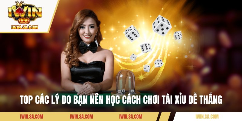 Top các lý do bạn nên học cách chơi tài xỉu dễ thắng